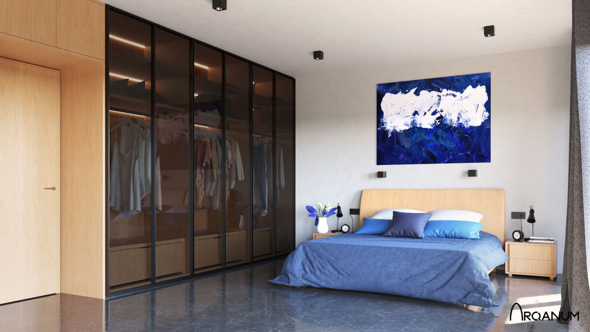 Two residential buildings in Valencia, bedroom